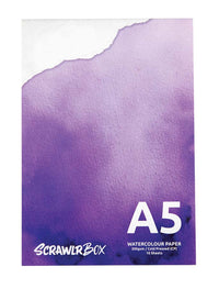 ScrawlrBox A5 Watercolour Pad 300gsm (CP) 10 Sheets