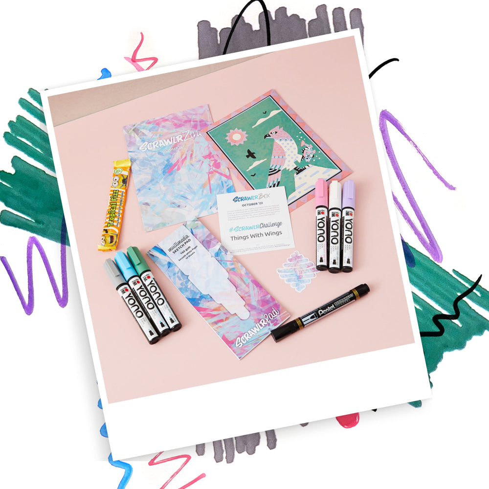 ScrawlrBox - Art Supplies Subscription Box