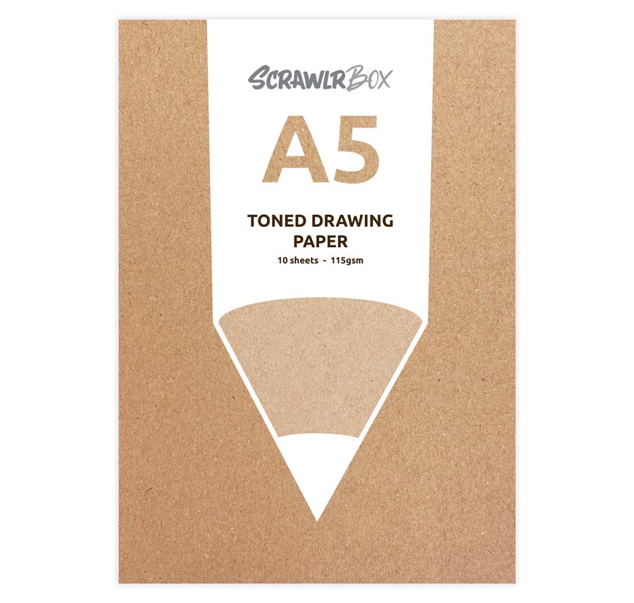 A5 Toned Drawing Paper Pad
