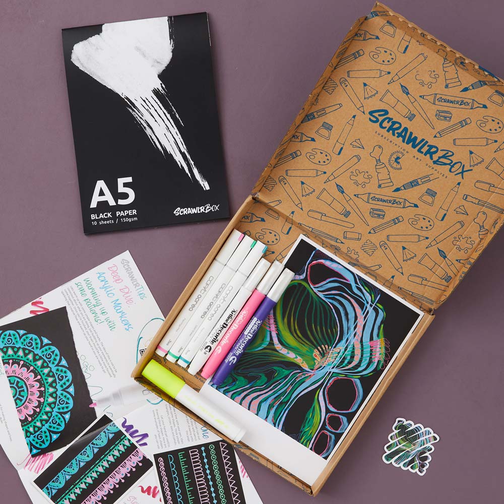 ScrawlrBox - Art Supplies Subscription Box