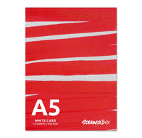 ScrawlrBox A5 White Card, 250gsm 10 Sheets