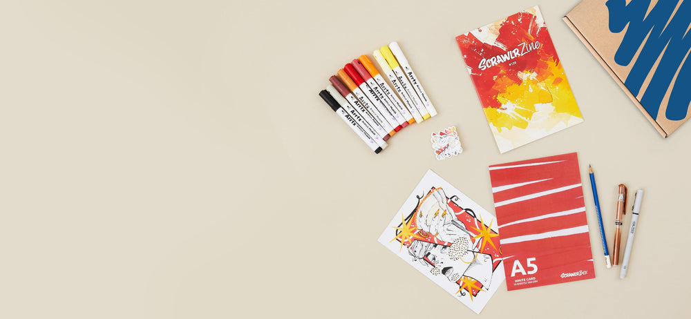 ScrawlrBox - Art Supplies Subscription Box
