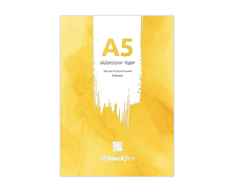 A5 Watercolour Pad 300gsm (CP) 8 Sheets