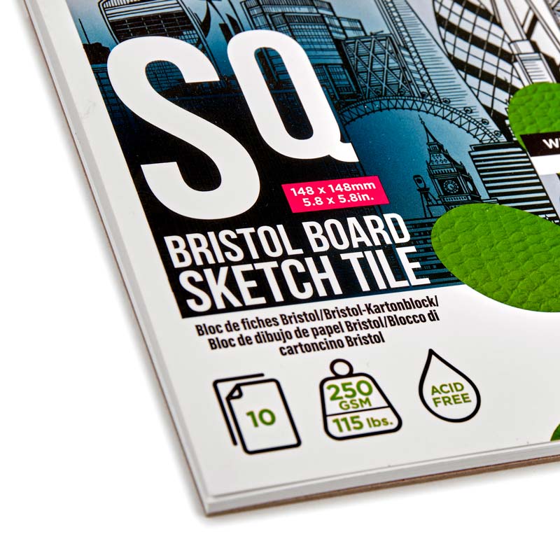 Art Gecko SQ Bristol Board Sketch Tile – ScrawlrBox