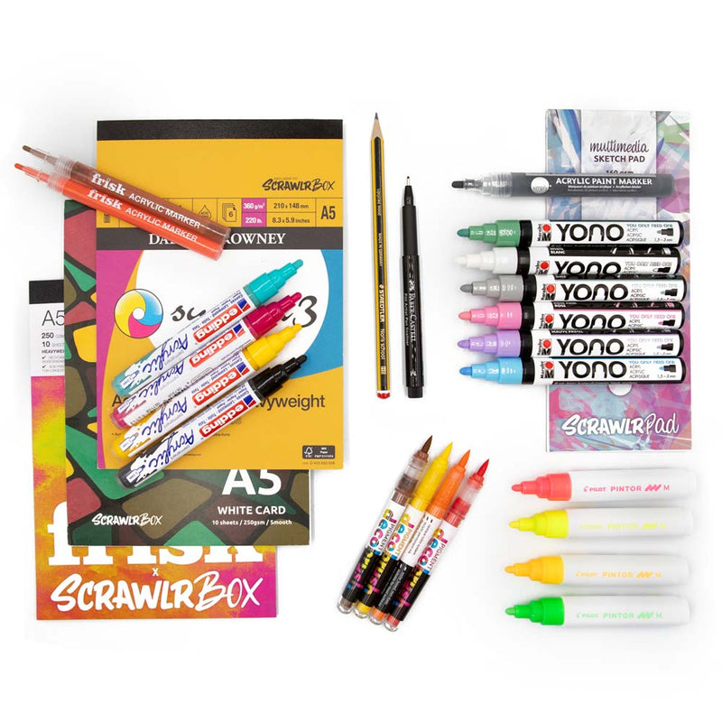 ScrawlrBox - Art Supplies Subscription Box