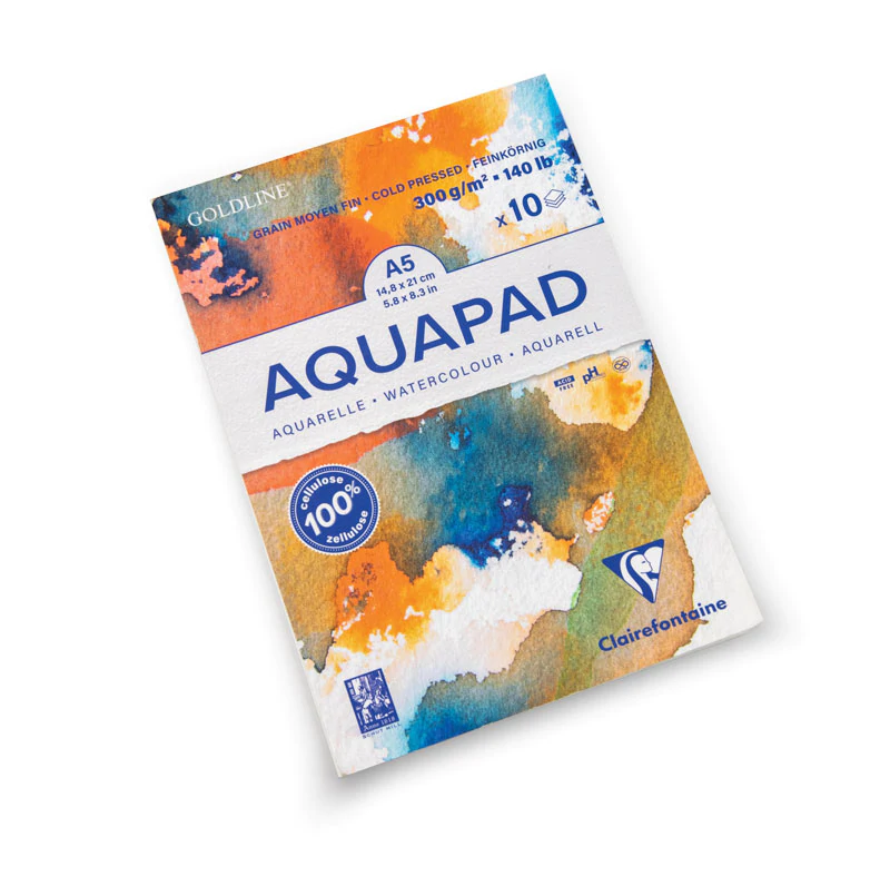Goldline 300gsm A5 Aquapad