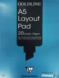 Clairefontaine Goldline A5 Layout Pad