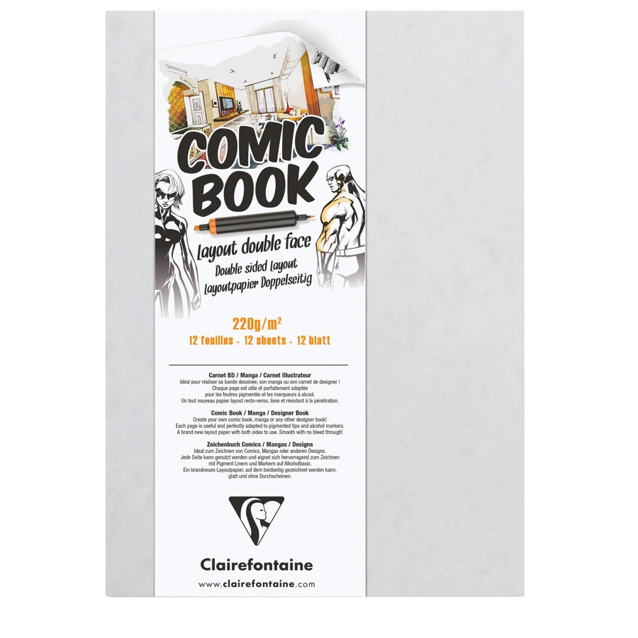 Clairefontaine A5 Comic Book A5