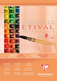 Etival A5 CP Water Colour Pad 300gsm (8 Sheets)