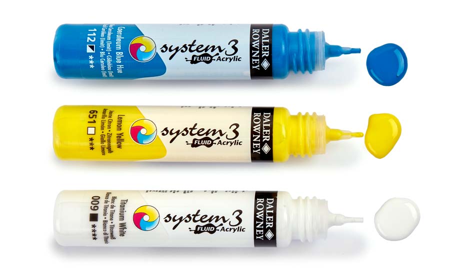 Daler Rowney System 3 Fluid Acrylics