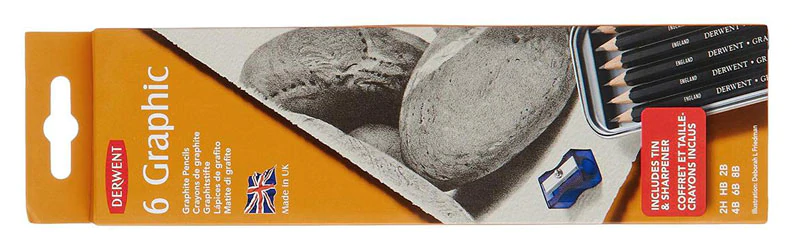 Derwent Graphic Graphite Pencil Tin