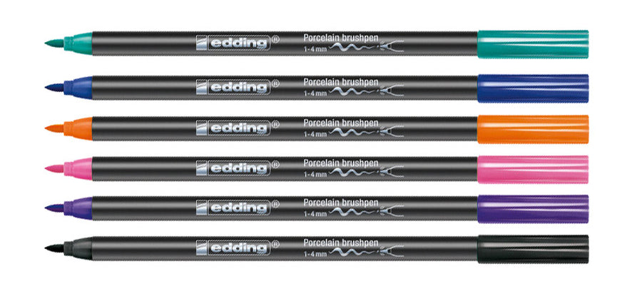 Edding 4200 Porcelain Brush Pens 