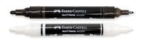 Faber-Castell Multi Mark Acrylic Markers, Dual Ended, Set of 2