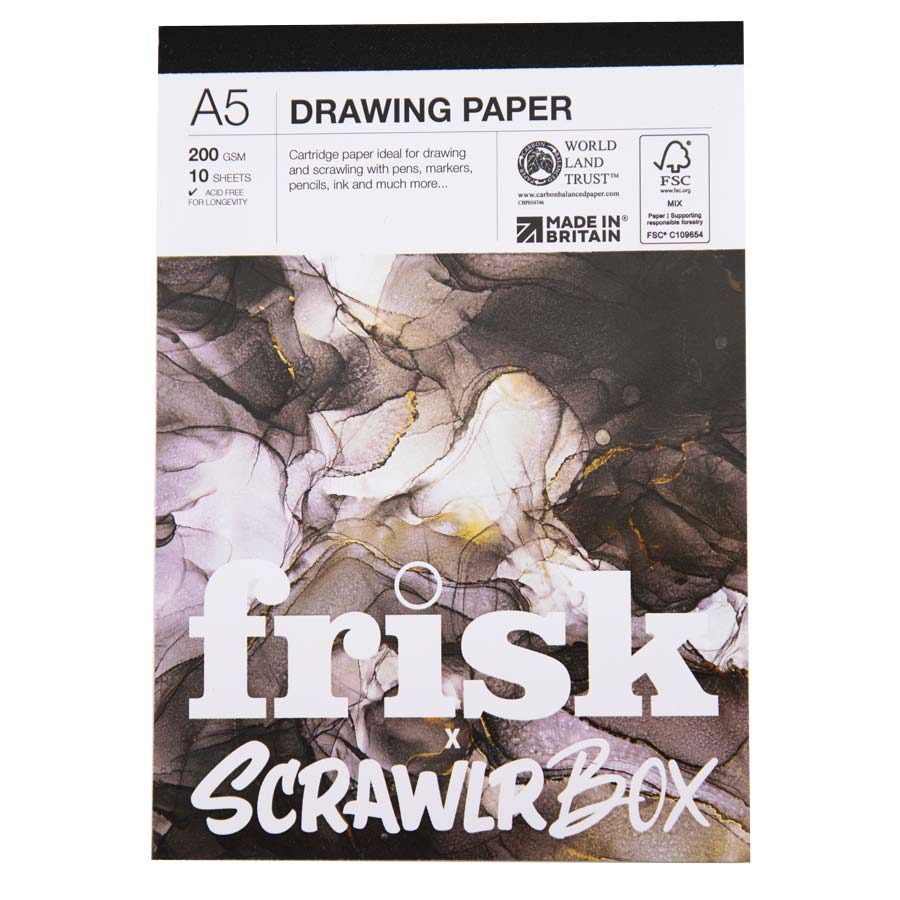 Frisk A5 Drawing Paper, 200gsm
