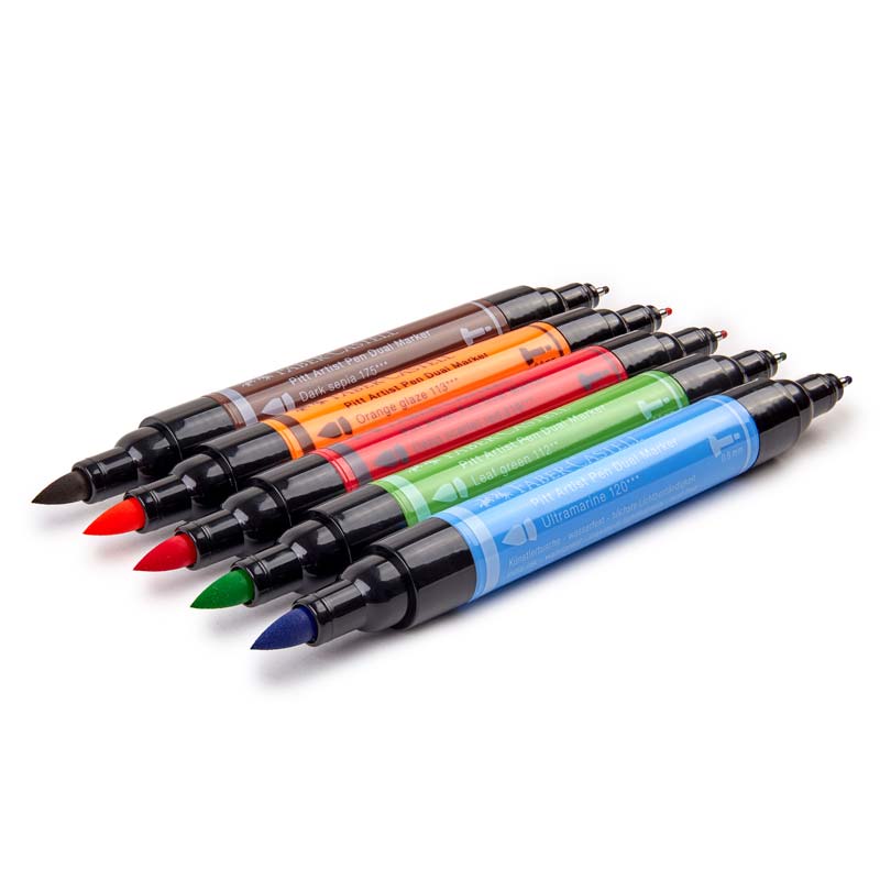 PITT Artist Pen Set of 6 Black