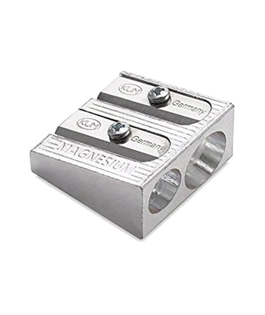 KUM Magnesium Double Hole Pencil Sharpener