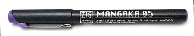 Zig Mangaka Drawing Pen (Violet)