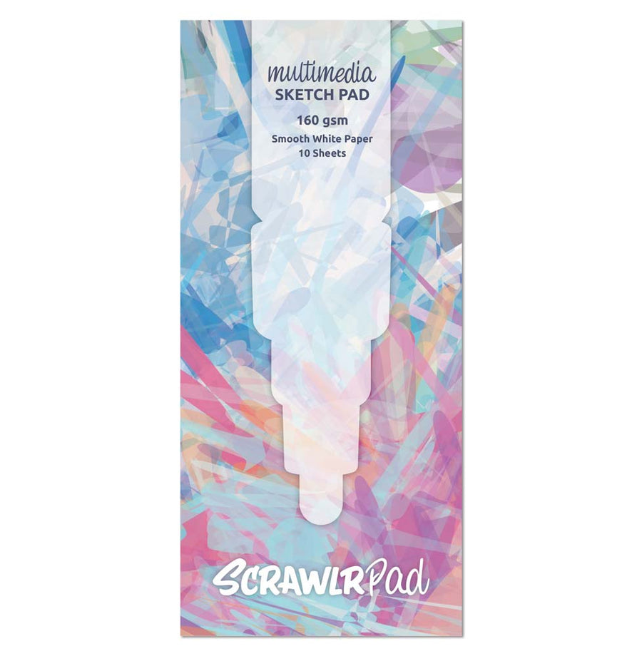 Scrawlr Multimedia Sketch Pad, 160 gsm