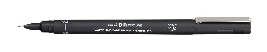 Uni PIN Fine Tip Drawing Pen (0.3)