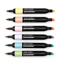 Winsor and Newton ProMarkers, Pastel Tones (Set of 6)
