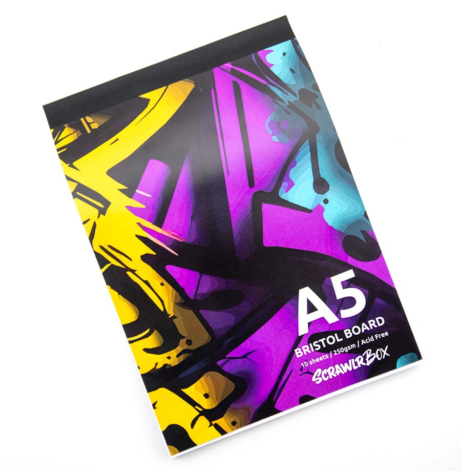 ScrawlrBox A5 Bristol Board 250gsm 10 Sheets