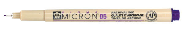 Pigma Micron, 05, Purple