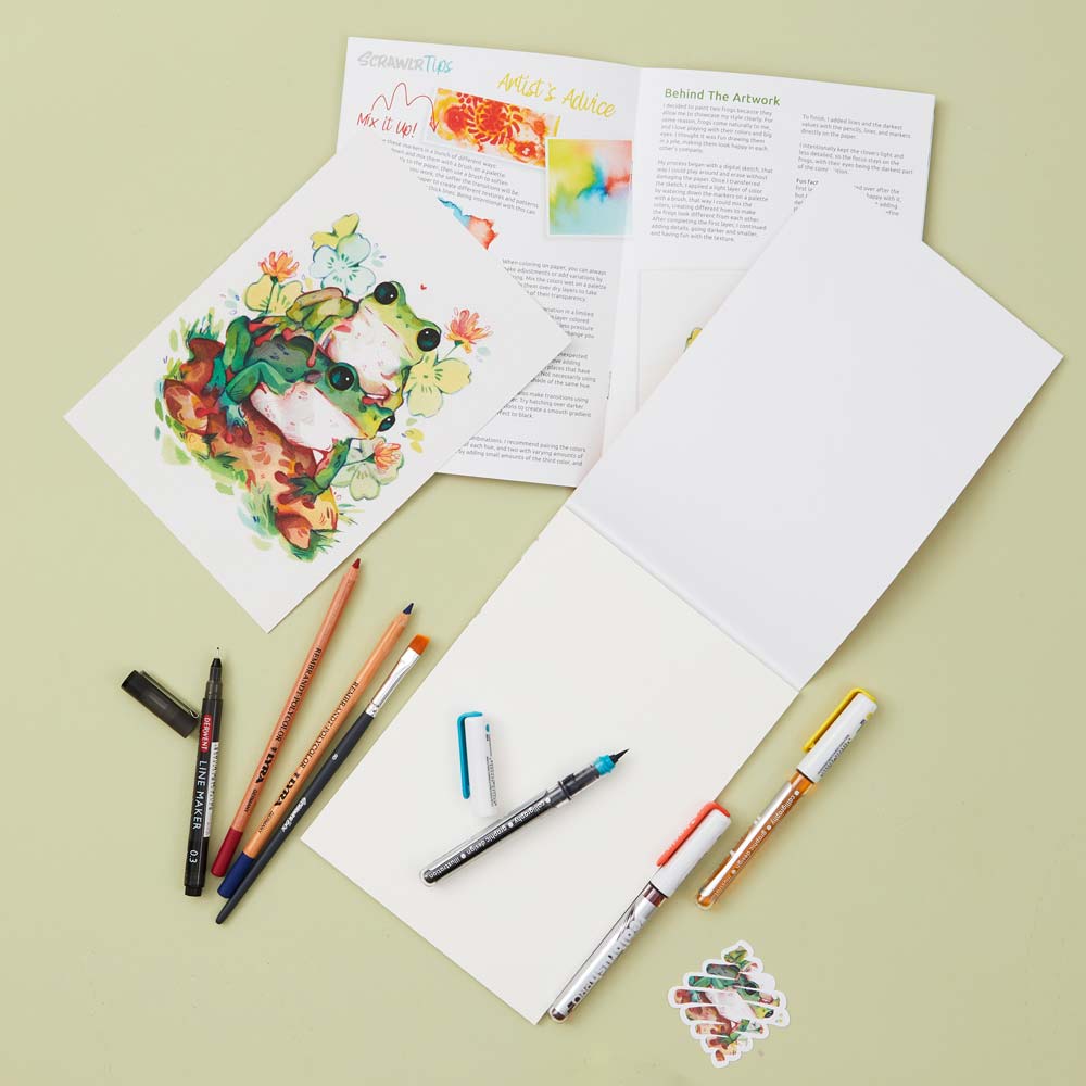 ScrawlrBox - Art Supplies Subscription Box