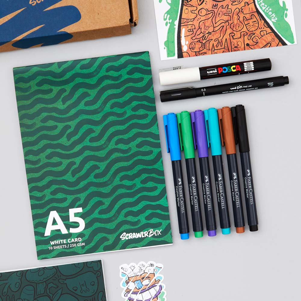 ScrawlrBox - Art Supplies Subscription Box