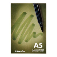 ScrawlrBox Marker Paper A5 Pad, 75gsm, 10 Sheets