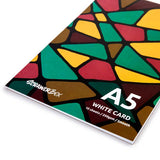 ScrawlrBox A5 White Card Sketch Pad