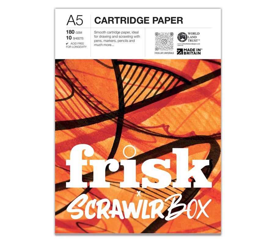 FRISK Cartridge Paper Pad, 180gsm, 10 sheets