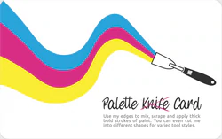 Palette Knife Card