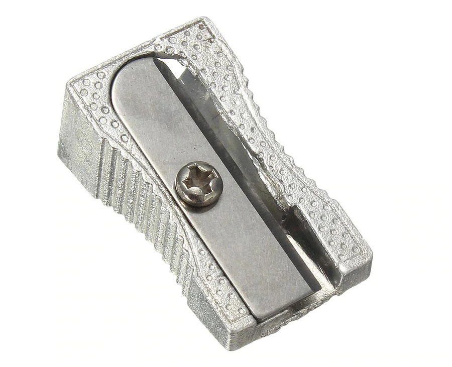 Single Hole Metal Pencil Sharpener