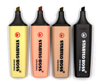 Stabilo Boss Original Highlighters, Nature Colours (4)