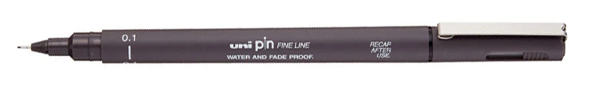 Uni PIN Drawing Pen Dark/Light Grey
