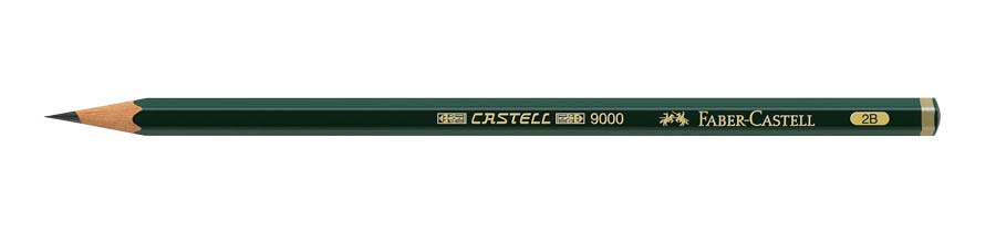 Castell 9000 Black Lead 2B Pencil
