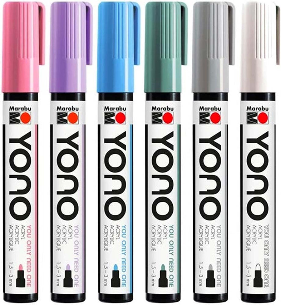 Marabu YONO Marker Pastel Set