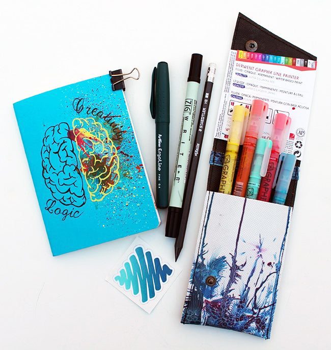 ScrawlrBox #026 Derwent Graphik Line Painter Pens