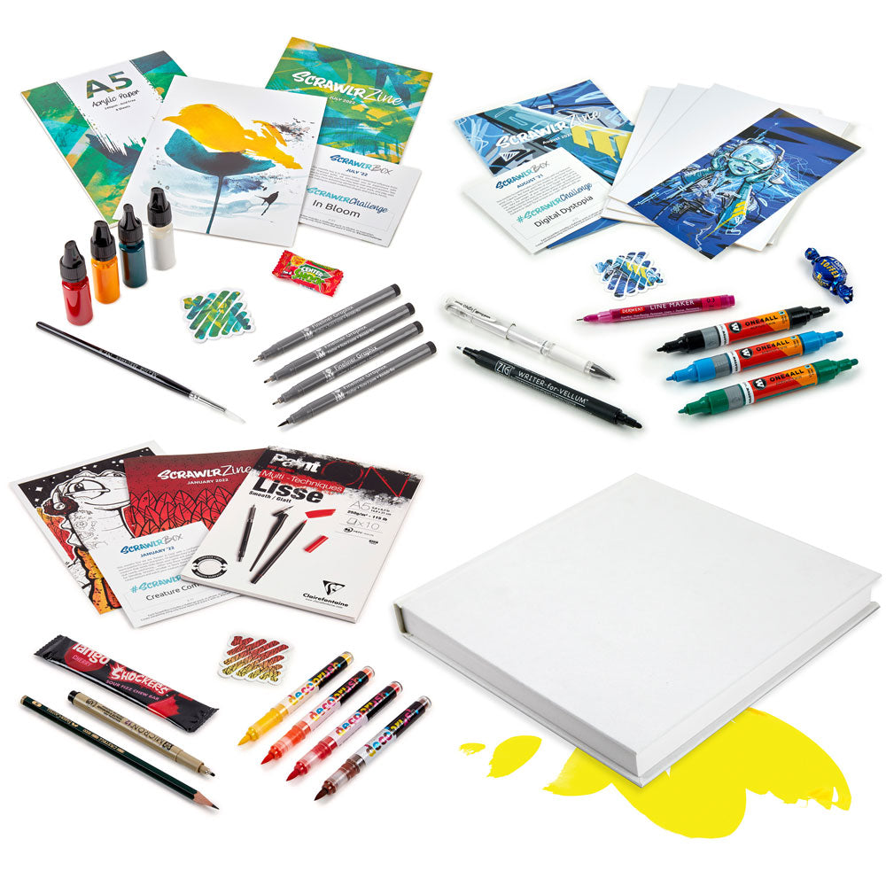 ScrawlrBox - Art Supplies Subscription Box
