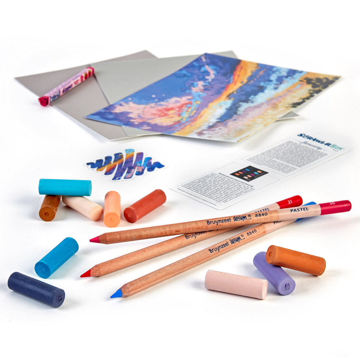 Pastel Rembrandt Stick, School Supplies, Pastel Paints